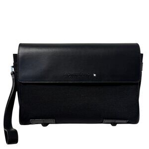 Mont Blanc Black Clutch Bag